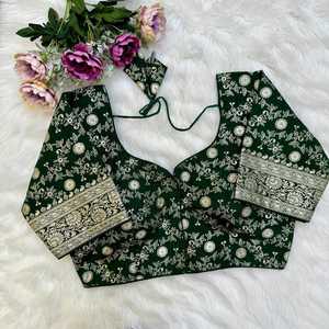 Elegancia sin esfuerzo Moda de seda Nupcial Elegante y cómoda Hermosa ropa de fiesta Diseñador Premium Colección de blusas listas para usar - Product Image 1