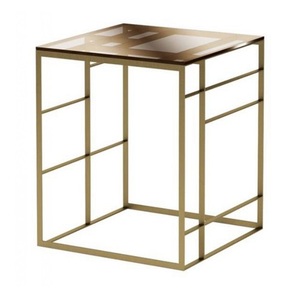 Muebles Mesa auxiliar dorada Mesa auxiliar personalizada Diseño exclusivo minimalista Mesa de centro de metal suministrada por India - Product Image 5