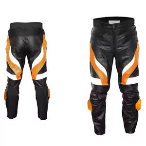 Pantalon en cuir de moto respirant de haute qualité pour hommes - Pantalon de conduite protecteur avec couleurs et tailles personnalisées - Product Image 5