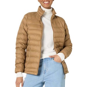 Veste matelassée imperméable en tricot pour femmes, design personnalisé, respirante, fermeture éclair, en coton, vente en gros, pas cher - Product Image 4