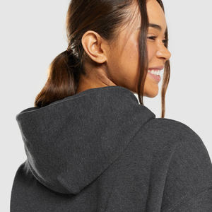 Pull à capuche unisexe personnalisé 300 g/m² 100% coton, poids lourd surdimensionné en polaire délavée, style hivernal grande taille pour hommes et femmes - Product Image 5