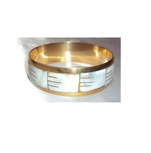 Antique Mother of <b>Pearl</b> Bangle Handicraft Luxury Top Quality Brass Base Latest Designing Mother of <b>Pearl</b> Bangle - Product Image 6