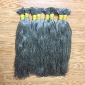 Extensiones de cabello gris a granel vietnamita Cabello humano Proveedor directo de Vietnam Galina Cabello ruso - Product Image 4