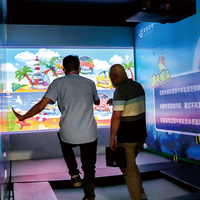 Equipo de Juego Interactivo para Niños con Trampolín Interior y Tecnología de Proyección para Centros de Entretenimiento, Venta al Por Mayor