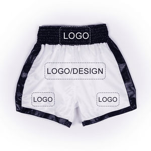 Custom Muay Thai Shorts with Your Design or Brand Logo Kickboxing Pants for Adults Kids Fight Boxing <b>Trunks</b> <b>Men</b> Women Breathable - Product Image 2