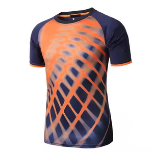 Custom Men's Sports Jersey Short <b>Sleeve</b> <b>Raglan</b> <b>T</b> <b>Shirt</b> Breathable Quick Dry Printed Tee for Soccer Gym Training - Product Image 3
