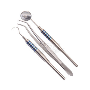Ensemble d'instruments dentaires manuels en acier inoxydable plaqué or de qualité supérieure, certifié CE, vente en gros, nouveauté 2025 - Product Image 3