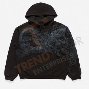 Sudaderas con Capucha Negras Estampadas para Hombre, Forro Interior Cálido para Mayor Comodidad en Clima Frío, Sudaderas con Capucha Modernas para Hombre - Product Image 6