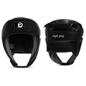 หมวกป้องกันศีรษะ Axon Boxing ระบายอากาศได้ดี ปรับขนาดได้ ผลิตจากหนัง PU เหมาะสำหรับทุกเพศ ใช้สำหรับฝึกซ้อม MMA มวยไทย คิกบ็อกซิ่ง - Product Image 2