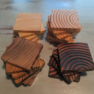 Sous-verre rond en bois assistant taille personnalisée fait à la main pour les articles de table et de cuisine en gros de haute qualité du Vietnam - Product Image 1