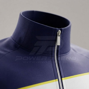 Premium Quality Sports Training Full Zip <b>Men</b> <b>Track</b> <b>Jacket</b> With Stand Collar For Running Fitness And Outdoor Sports - Product Image 5