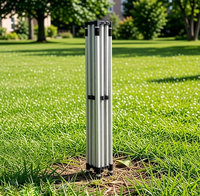 Tente Pop-Up Robuste en Aluminium 10x10FT pour Mariages et Événements VIP