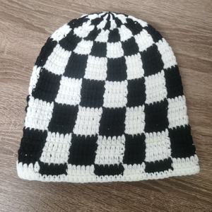 EFANBEANIE Custom Crochet Beanie <b>Hat</b> Women Hand Knit Cotton Yarn Linen Trendy Checkered European-American Style Daily Party - Product Image 5
