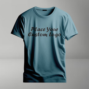 Oem cotton <b>t</b> <b>shirt</b> manufacturers offering 270g heavyweight custom printed logo tees for <b>men</b> in plus size casual style - Product Image 6