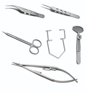 Ensemble d'instruments de chirurgie ophtalmique CHAN TARA, 8 pièces, acier inoxydable de qualité médicale, instruments microchirurgicaux réutilisables, CE - Product Image 3