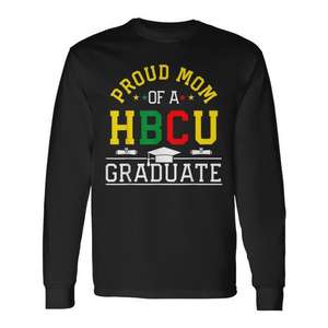 Camiseta de manga larga para mamá orgullosa de un graduado de HBCU - Product Image 1