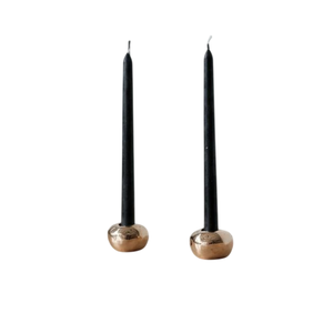 Portavelas de Latón Dorado de Alta Calidad con Nuevo Diseño Redondo para Decoración Navideña y Diwali - Product Image 1