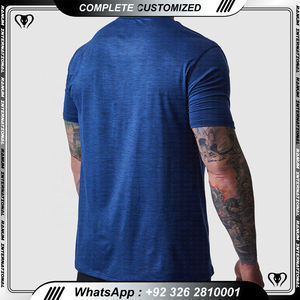 Venta al por mayor personalizado correr gimnasio desgaste gimnasio Drifit O cuello camisetas - Product Image 6