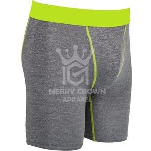 Wholesale Low Rate <b>Men</b> <b>Compression</b> <b>Shorts</b> High Quality Elastic Waist Solid Pattern OEM Service Breathable Workout Fitness - Product Image 6