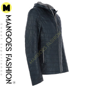 <span class=keywords><strong>Maxson</strong></span> áo khoác ngoài da trùm đầu màu Hải quân cho nam Áo khoác ngoài mùa đông đa năng phong cách đường phố Chất liệu cao cấp - Product Image 4