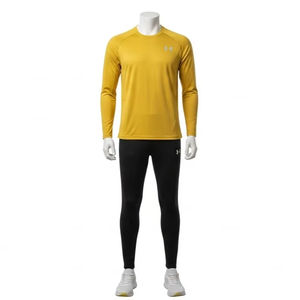 Camiseta Deportiva Ligera para Hombre, Mezcla de Poliéster, Transpirable, Corte Automatizado, para Gimnasio, Fitness, Correr, Entrenamiento - Product Image 3