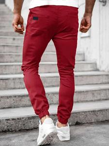 Pantalon de jogging décontracté de haute qualité en coton polaire pour hommes Pantalon de survêtement avec logo personnalisé et décor de rue dernier cri pantalon de survêtement empilé - Product Image 3