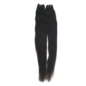 Extensions de cheveux Remy vierges brésiliens et indiens à double trame de haute qualité Exportateurs de cheveux bruts droits - Product Image 1