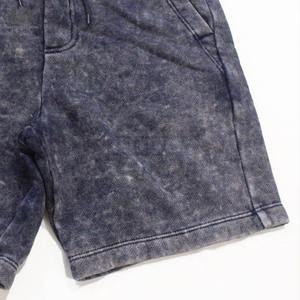Shorts décontractés pour hommes en coton respirant à taille mi-haute et effet délavé |   Vêtement streetwear surdimensionné teint en pièce |   Coupe décontractée avec cordon de serrage | - Product Image 5