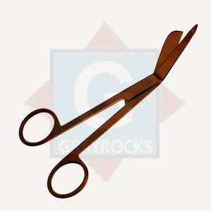Ciseaux à pansement en acier inoxydable de qualité supérieure Instruments chirurgicaux à revêtement de couleur Source d'alimentation manuelle - Product Image 1