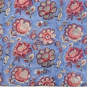 Tela de Algodón Cambray Premium Ligera y Ecológica con Estampado Tradicional Jaipuri de 60x60 cm - Product Image 5
