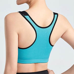 Soutien-gorge de sport pour femmes respirant à maintien élevé, fabriqué sur mesure, séchage rapide, léger, polyester/coton, fabriqué en usine, prix raisonnable - Product Image 5
