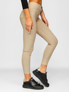 Customized High Waist Gym <b>Leggings</b> for Women Comfortable Polyester Spandex <b>Knitted</b> Fabric Breathable Stretchy Sexy Seamed - Product Image 2