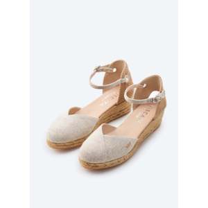 Pubol in tela in edizione limitata espadrillas sandali Premium con elegante Design a zeppa - Product Image 3