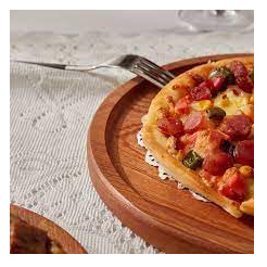 Producto de fabricación a granel más vendido, bandeja de servicio de madera pulida, plato de Pizza, tamaño personalizado, restaurantes de Hotel, mesas de café Deco - Product Image 6