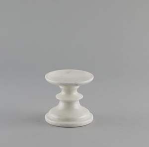 เชิงเทียนที่มีฐานหินอ่อนสีขาวที่สง่างามแท่นเทียนเรียว - Product Image 2