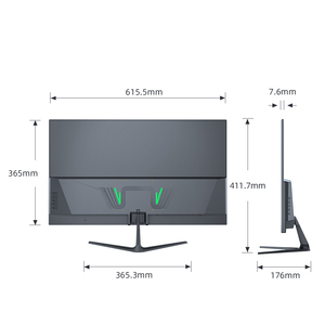 21.5 24.5 23.8 27นิ้ว2K QHD IPS จอภาพสำหรับเล่นเกม180Hz 100% sRGB หน้าจอ <span class=keywords><strong>LCD</strong></span> สำหรับสำนักงาน/เล่นเกม - Product Image 2