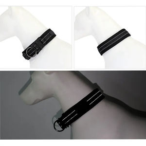 Correa de Nailon de Lujo para Perro de la Mejor Calidad, Resistente, con Tira Reflectante, Ajustable, Diseño Personalizado, Estampado Táctico - Product Image 6