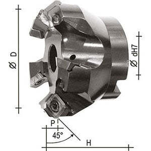 Nuevo Portaherramientas de Fresado de Acero Indexable 9845L 3 para Máquinas CNC, para Fresas y Herramientas de Torneado, Estándar NT - Product Image 1