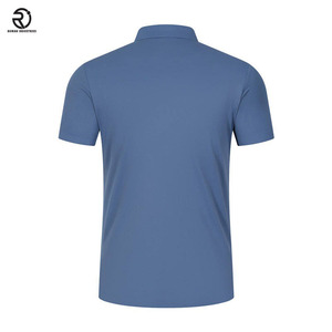 Logo Polos Dry Fit Camiseta de golf de manga corta Humedad Wicking Collared Casual Mens Polo Shirt - Product Image 3