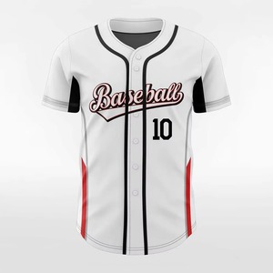 Jersey de calentamiento de béisbol profesional Color personalizado a juego estampado reflectante ropa de equipo atlético práctica Softball Jersey - Product Image 1