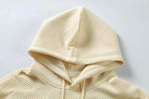 Conjunto de Sudadera con Capucha y Pantalones 100% Algodón, Ropa Urbana de Invierno, Ligera, Ecológica, Transpirable, con Cordón y Estampado - Product Image 6