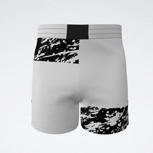 Pantalones cortos de entrenamiento BJJ personalizados de alta calidad para hombre, patrón sólido, cintura elástica, estilo informal, técnica de lona teñida Lisa a la venta - Product Image 2
