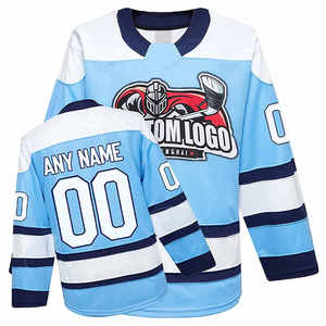 Jersey de Hockey Personalizado con Sublimación Completa, Uniforme de Hockey sobre Hielo de la Liga Profesional, Logotipo del Equipo, 100% Poliéster de Secado Rápido - Product Image 1