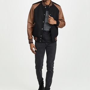 2025 venta al por mayor de alta calidad hombres Varsity chaqueta Letterman béisbol Varsity chaqueta hombres colorido y cómodo chaqueta para hombres - Product Image 4