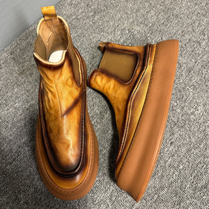 Zapatos Formales de Cuero Vacuno para Hombre, Estilo Casual de Negocios, Calzado de Vestir Premium con Suela Resistente al Desgaste para el Trabajo Diario - Product Image 3