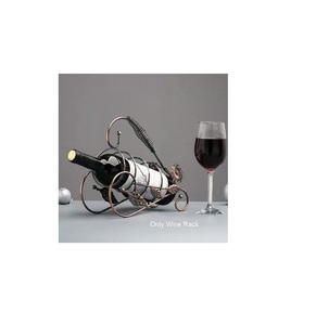 Nouveau look Porte-bouteille de vin en métal design fantaisie Porte-vin Stands plusieurs porte-bouteilles de vin au coût le plus bas - Product Image 1