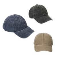 Gorra de béisbol de algodón puro lavado y envejecido, con visera plana, transpirable, para hombre y mujer, para exteriores
