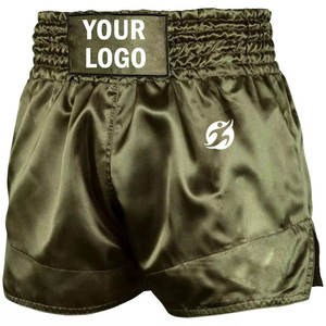 Venta al por mayor de pantalones cortos personalizados de entrenamiento de boxeo Fitness Boxing MMA con 100% poliéster MMA Shorts para hombres usados solamente - Product Image 1