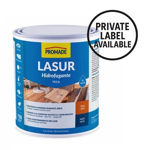 Protecteur de bois d'extérieur personnalisable, teinture à base d'eau pour teck, sans solvant, finition mate, OEM/Privé, 750 ml - Product Image 2