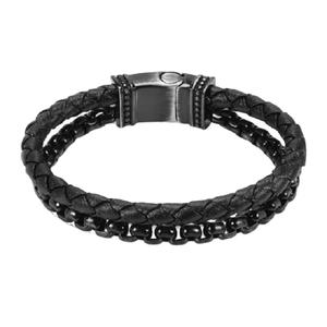 Bracelet magnifique et durable pour longue vie quotidienne, accessoire élégant, fantaisie, unisexe, perle de couleur bleu ciel, noir, Double ombré, nouvelle collection - Product Image 2